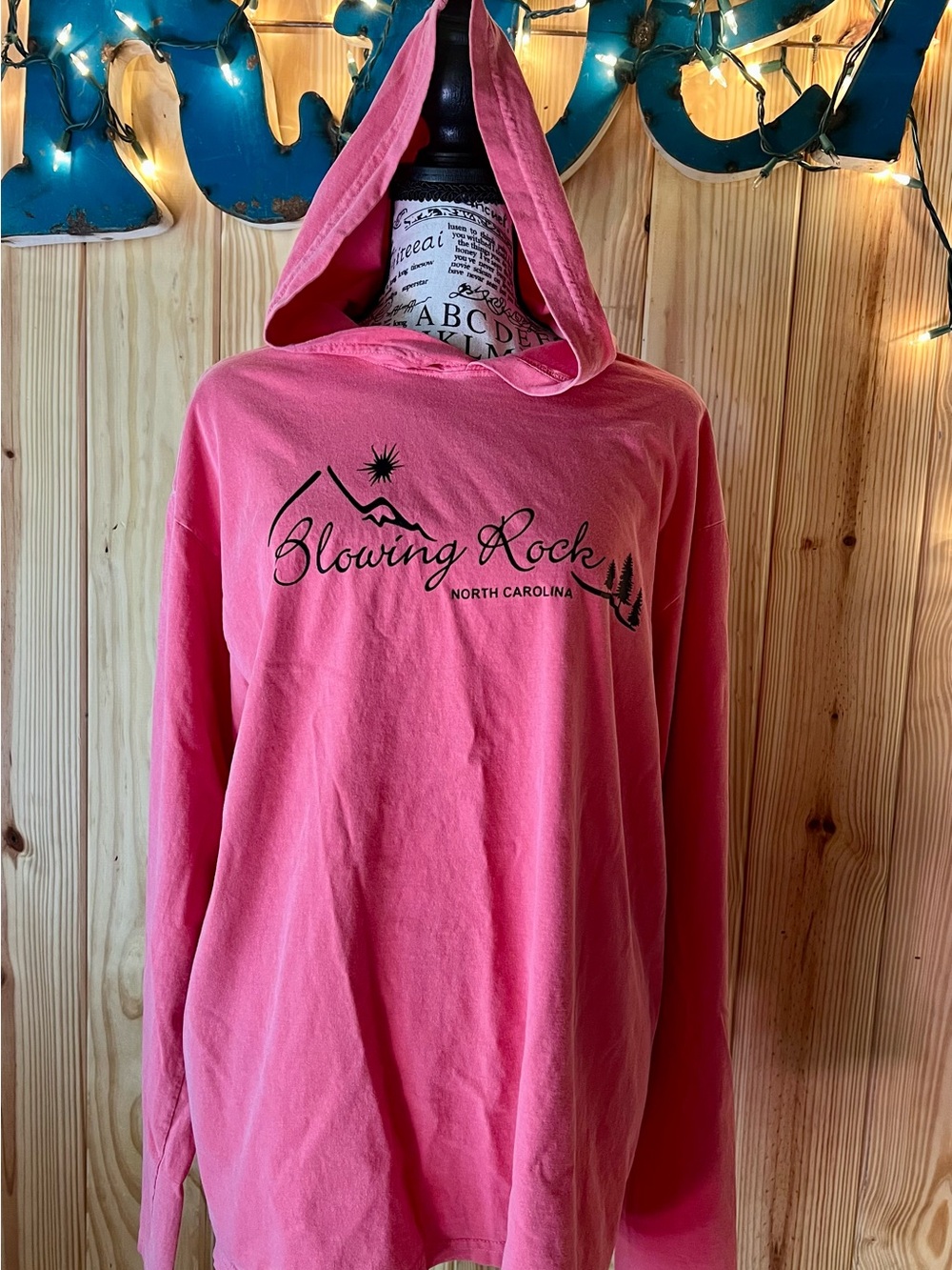 💋Comfort Colors Coral Blowing Rock North Carolina Hoodie💋 - Picture 2 of 8